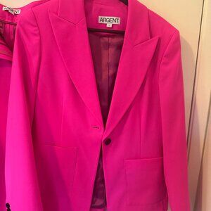 ARGENT pink suit- Blazer & Trousers - Size 4